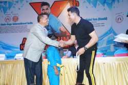 RENSHI SAHADEV BARMAN WITH SHIHAN AKSHAY KUMAR IN MUMBAI XTH AKSHAY KUMAR KUDO TOURNAMENT 2018